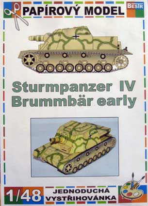 Maquette 1:72 Brummbar (Sturmpanzer 43) - Front De L'Est 1944 - Modèle Assemblé Et Peint