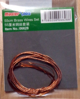 Mosadzné drôty 55 cm