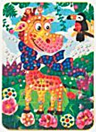 Mozaikový obrázok Žirafa