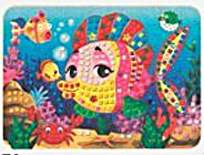 Mozaikový obrázok Rybka