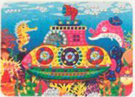 Mozaikový obrázok Ponorka