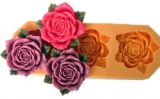 Silikónová forma  ruže s lístkami
