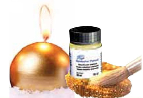 Metalický kovový pigment zlatý