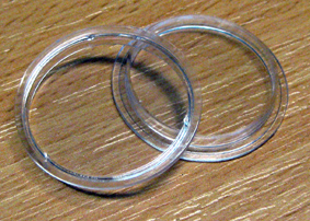 Kapsle na mince s priemerom 41 mm