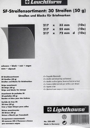 Hawidky čierne 70 ks - 7 veľkosti