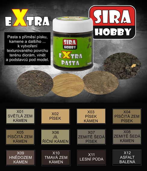 Pigmentová extra pasta - Asfalt