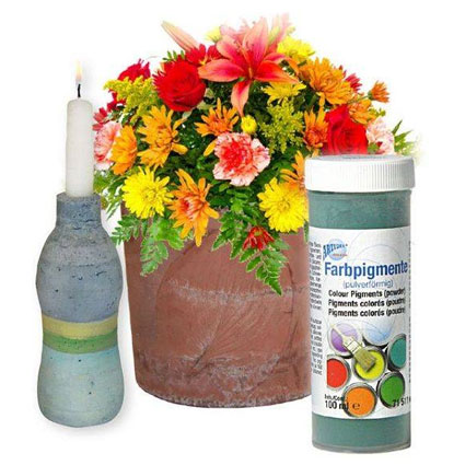 Práškový tónovací pigment - rubínovo červený