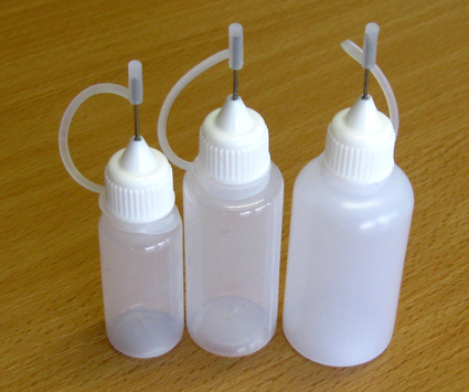 PE fľaštička s ihlovým kvapátkom 30 ml
