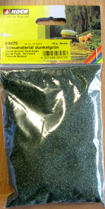 Posypový  materiál -  tmavo zelený
