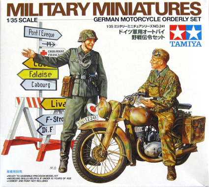 German Motorcycle Orderly Set