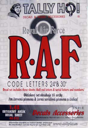 RAF Code Letters