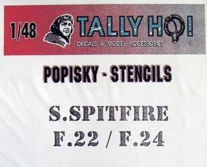 Supermarine Spitfire F.22/F.24 Stencils