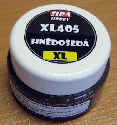 Pigmentová pasta XL -  Hnedošedá