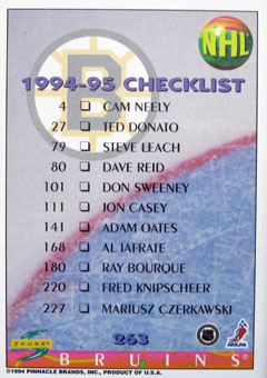 1994-95 Checklist