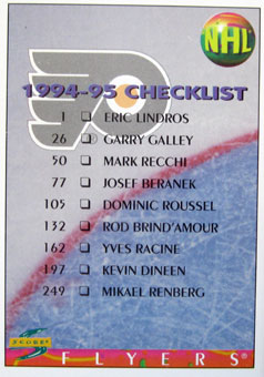 1994-95 Checklist