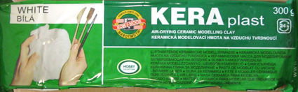 Kera plast biely 300 g 