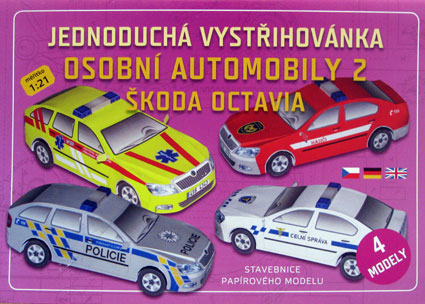 Osobné automobily 2 - Škoda octávia (JEDNODUCHá VYSTRIHOVáNKA)