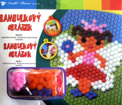 Bambuľkový obrázok - Víla