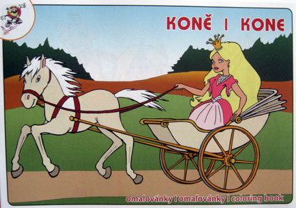Omaľovánky - Kone
