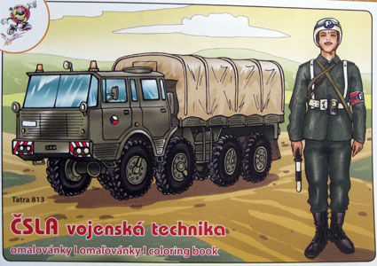 Omaľovánky - ČSĽA vojenská technika