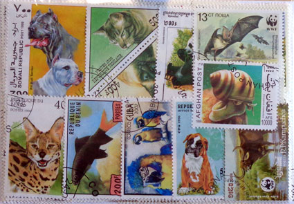 Balíček známok - Fauna