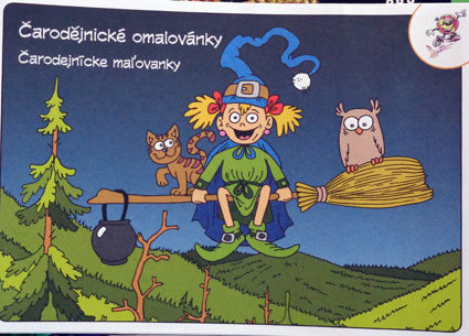Čarodejnícke omaľovánky