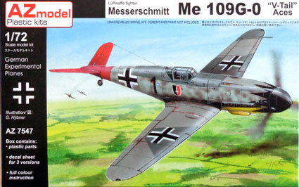 Messerschmitt Bf 109G-0/V-tail/Aces