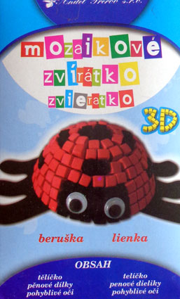 Mozaikové zvieratko - lienka