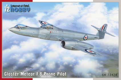 Gloster Meteor F.8 Prone pilot