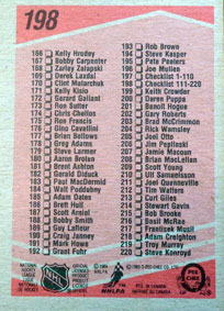 Checklist 1989-90 O-Pee-Chee 