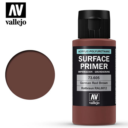Acrylic Polyurethane Primer - German Red Brown