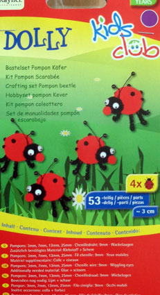 Zvieratká z bambuliek - Lienky