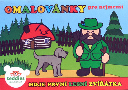 Omaľovánky - moje prvé lesné zvieratká