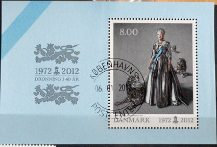 40. výročie korunovácie kráľovnej Margrethe II 2