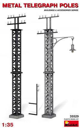 Metal Telegraph Poles