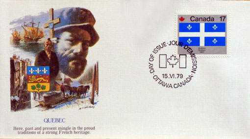 Deň Kanady – vlajky - Quebec