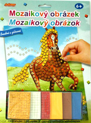 Mozaikový obrázok - Kôň 1