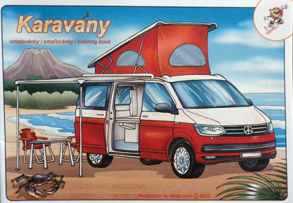 Omaľovánky - Karavany