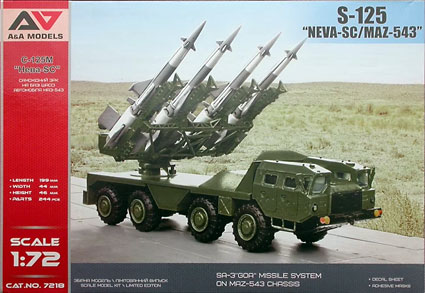 S-125 Neva-SC on MAZ-543