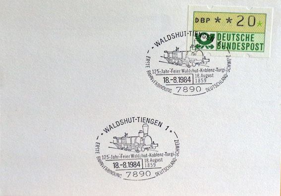 Prvé železničné spojenie z Waldshut-Tiengen - 125 výročie