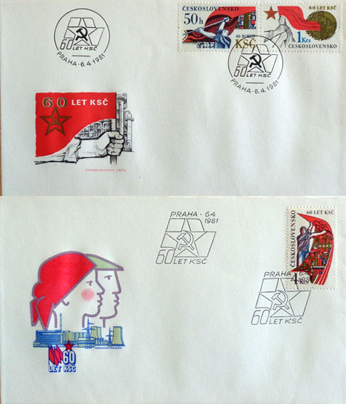 60. výročie Komunistickej strany Československa 