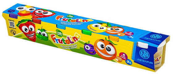 Modelovacia hmota FRUTOLINA - 6 x 100g mix farieb