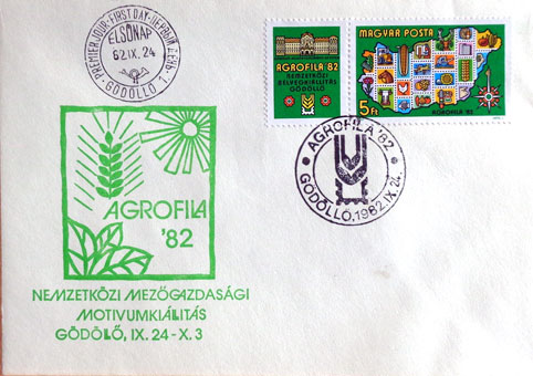 Medzinárodná výstava známok AGROFILA `82 Gödöllő