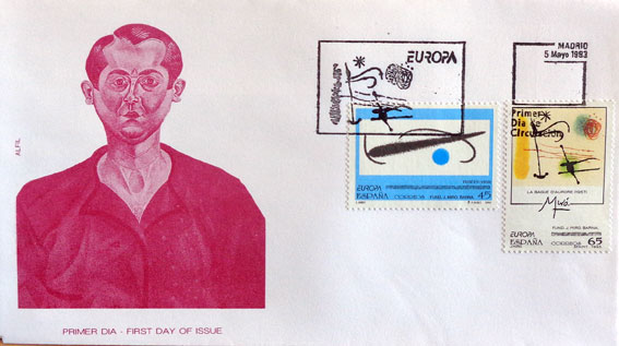 EUROPA Známky - Súčasné umenie - Diela Joana Mira 