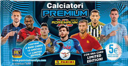 Adrenalyn SERIE A 2023/2024 Premium packet