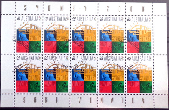 Doručenie olympijskej vlajky z Atlanty do Sydney 
