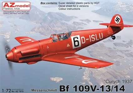 Messerschmitt Bf 109V-13/14 “Curych 1937”