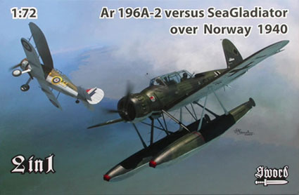 Arado Ar 196A-2 versus SeaGladiator over Norway 1940