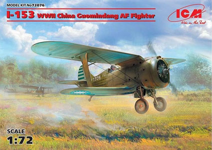I-153 WWII China Guomindang AF Fighter