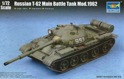 Russian T-62 Main Battle Tank Mod.1962
